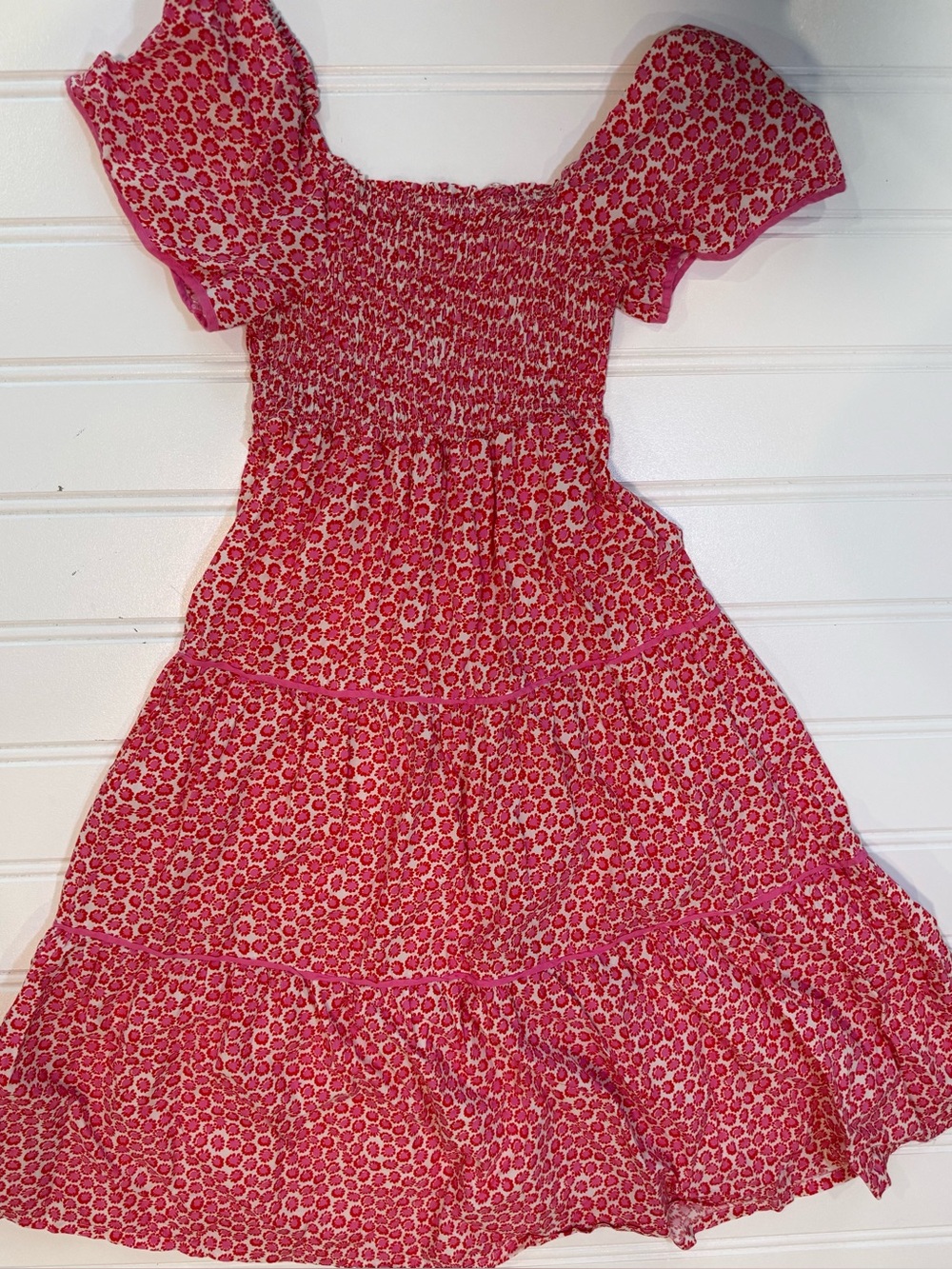 Umgee Dress Smocked Small Cotton Floral